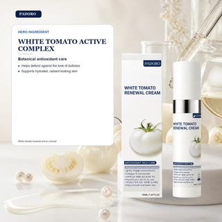 PADORO White Tomato Renewal Cream – Hydrating & Firm-Looking Face Cream, 50 mL