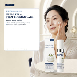 PADORO White Tomato Renewal Cream – Hydrating & Firm-Looking Face Cream, 50 mL