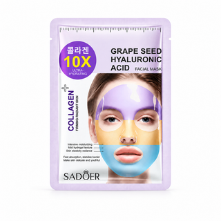 Grape Seed Hyaluronic Facial Mask